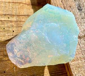 ANDARA•  Diamant Cristallin SeaFoam : Lignée des origines 168 g | Cristaux quantiques 5D