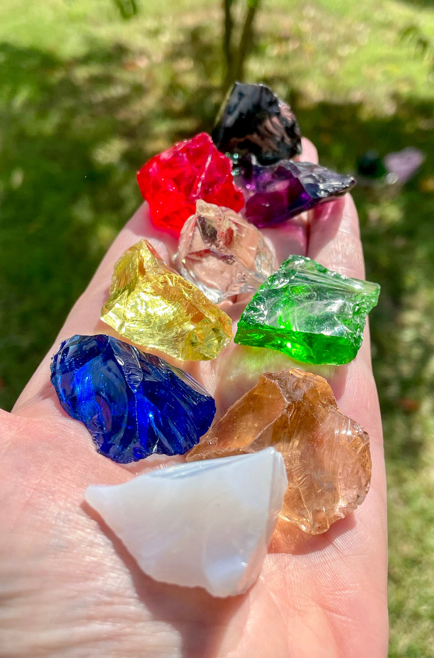 SET ANDARA• 9 Chakras  ~ lot n3 / 120 g | cristaux quantiques 5D