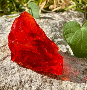 ANDARA Montagne pelée Flamme Rouge ~ 102 g ~ pierres et cristaux