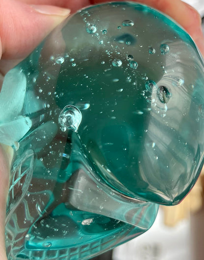 ANDARA• Crâne cristal aqua 262 g