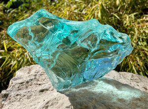 ANDARA• ALTAR Temple Aqua Cosmique blue Diamantine 1285 g | cristal quantique 5D