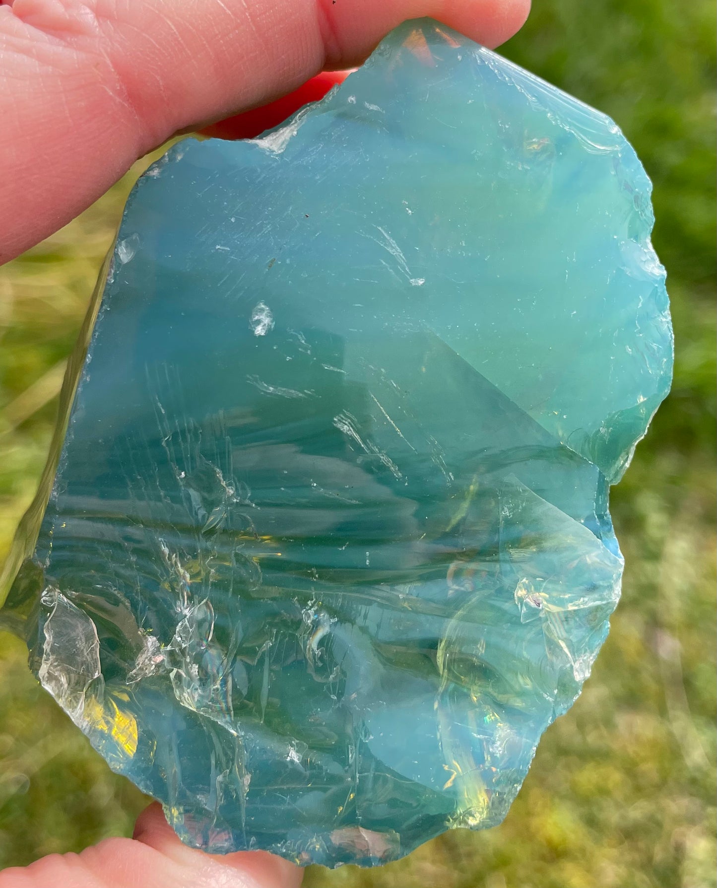 ANDARA Atypique Borealis Vert ~  261 g | cristal Quantique | Rxx