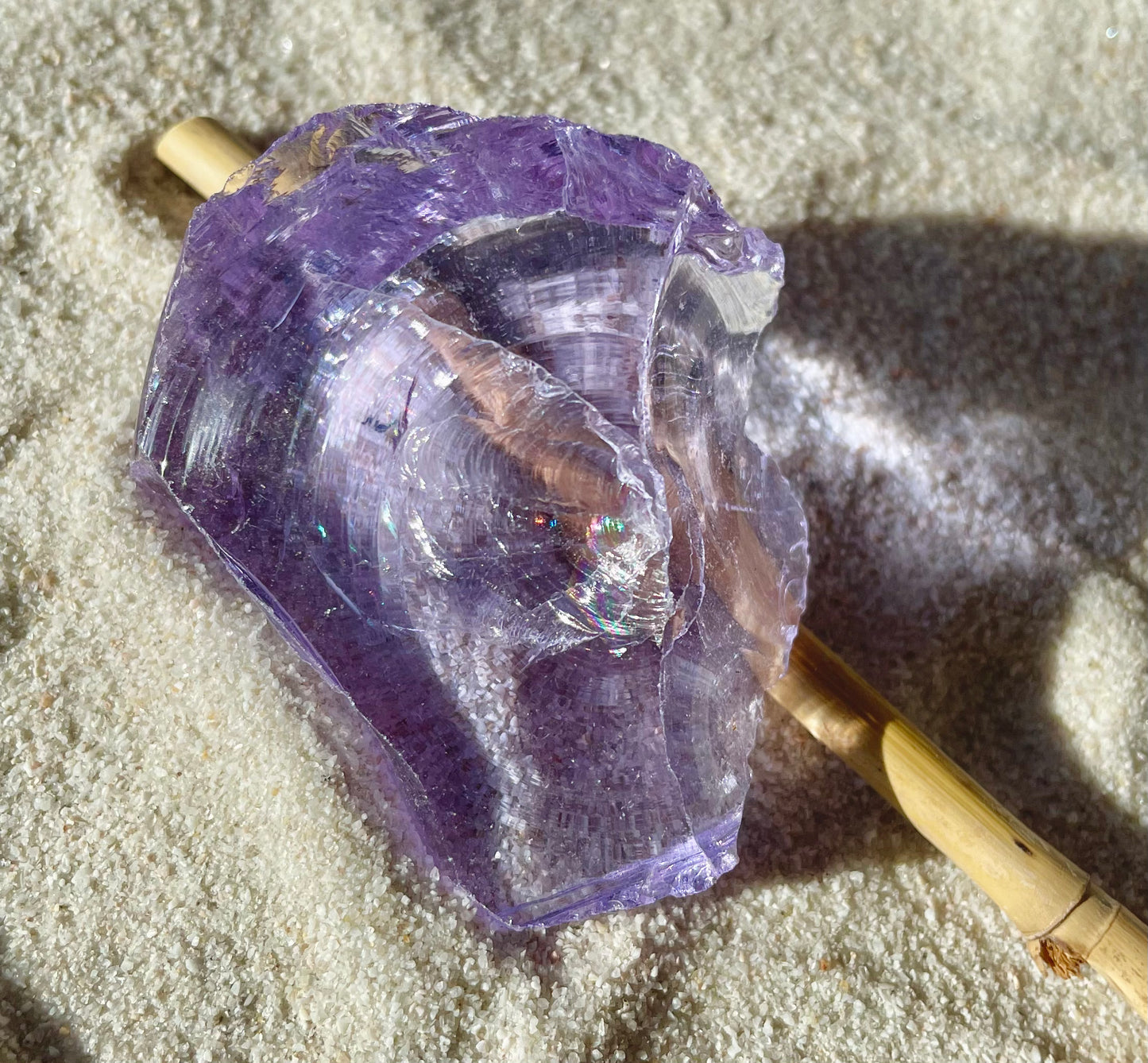 ANDARA• Ascended Lilac ~ 37 g | Cristal Quantique 5D / REF 6