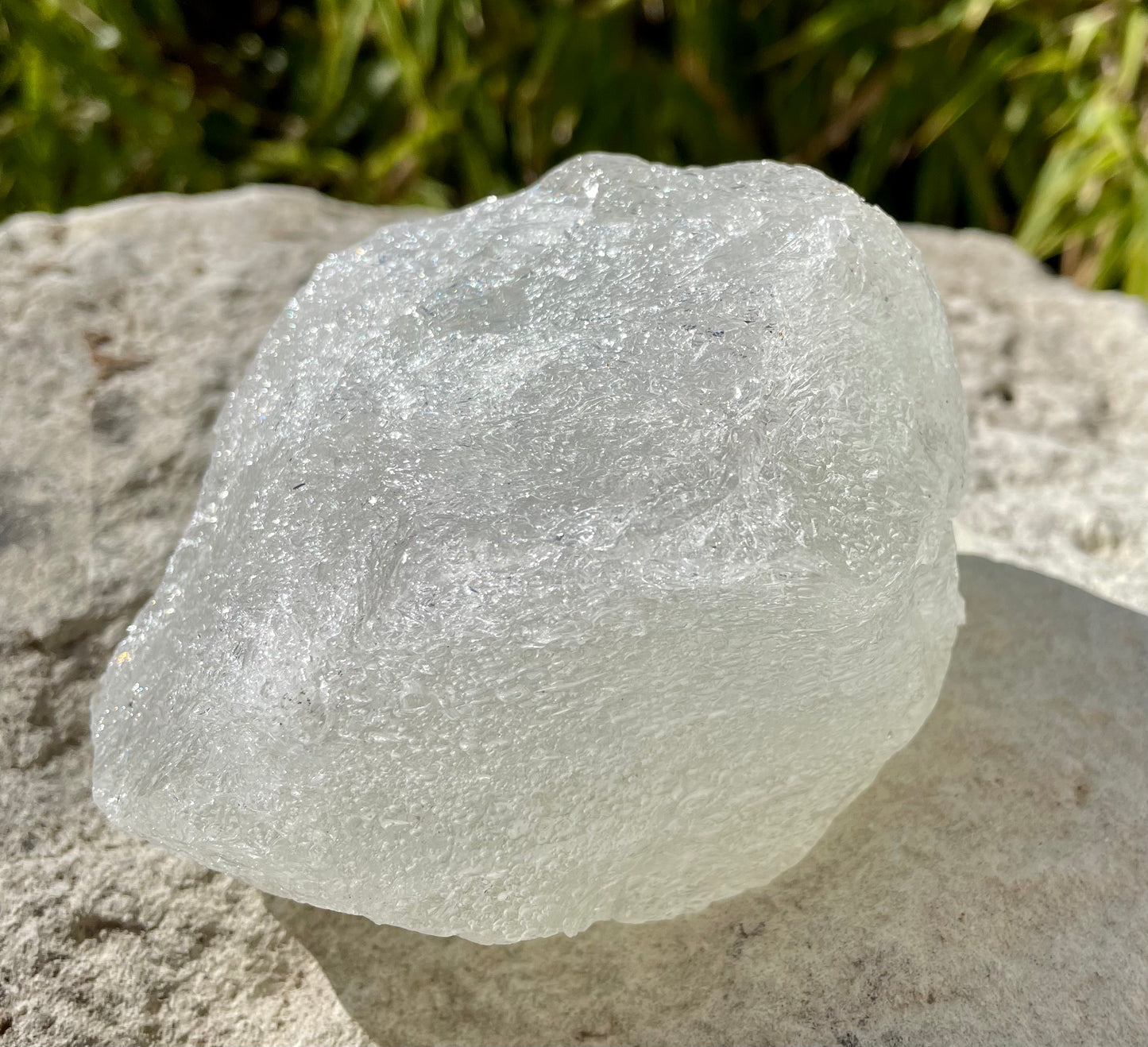 Rare ANDARA Altar Ecume de mer Cosmic Ice 449 g | Quantum 5D crystal