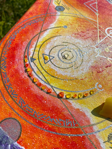 peinture vibratoire, healing art
