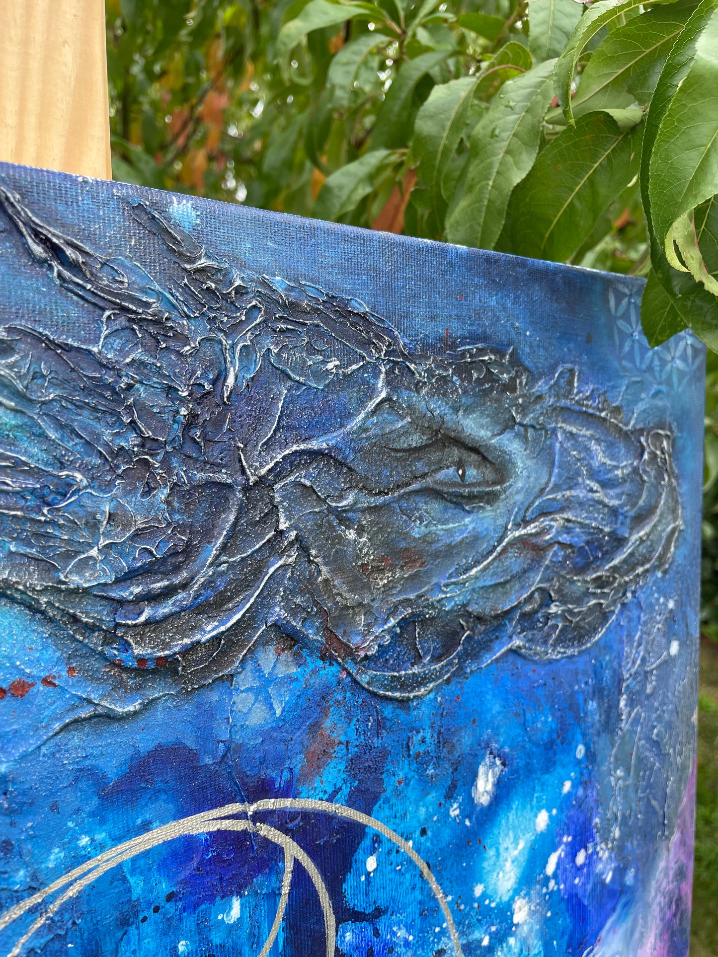 Dragon ANDROMEDIA ~ Peinture vibratoire | Art & Andara 12D