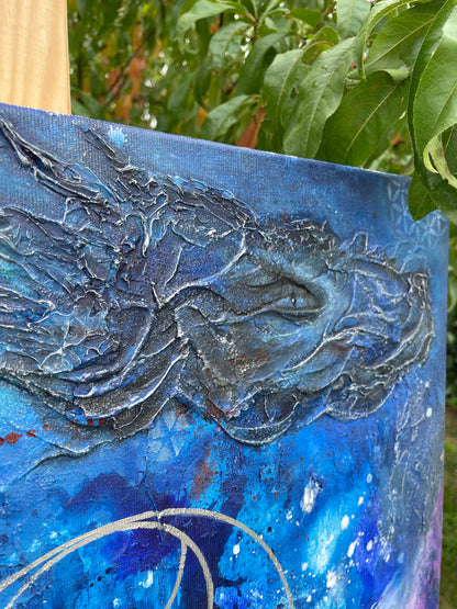 Dragon ANDROMEDIA | Peinture vibratoire  | Eclesiah