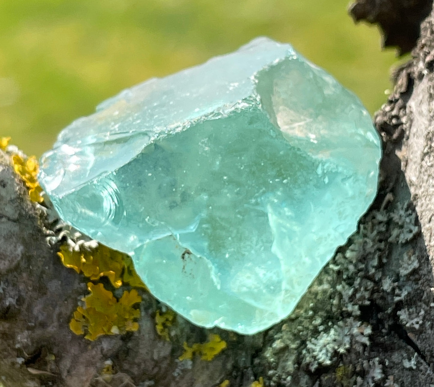 ANDARA• Africain bleu vert ~ 16 g  | cristal quantique 5D / REF BB1
