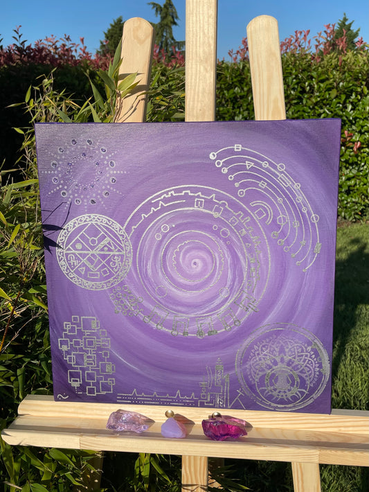 REALISATION | Art & ANDARA ~ Peinture vibratoire