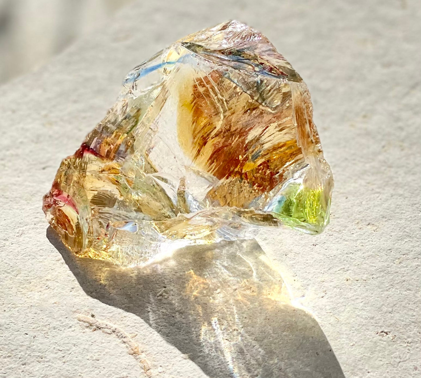 ANDARA Fée dorée de la Terre  128 g ~minéral etherium