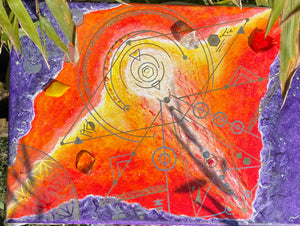 peinture vibratoire, healing art