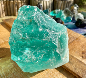 ANDARA ALTAR Temple Bleuté Aqua 3210 g | cristal quantique 5D