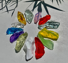 Cargar imagen en el visor de la galería, Set ANDARA Fleur Arc en ciel 130 g / L9 ~ cristaux et pierres
