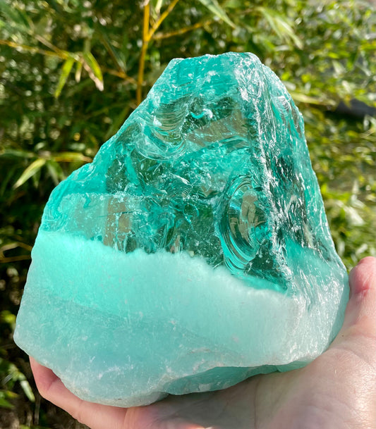 ANDARA ALTAR Temple Bleuté Aqua 3210 g | cristal quantique 5D