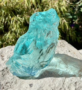 ANDARA• ALTAR Temple Aqua Cosmique blue Diamantine 1285 g | cristal quantique 5D