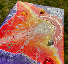 Cargar imagen en el visor de la galería, ADOPTÉ en DONATION ~ FEU DU PHENIX | Peinture vibratoire &amp; ANDARA ~ ART Thérapie
