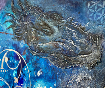 Dragon ANDROMEDIA | Peinture vibratoire  | Eclesiah