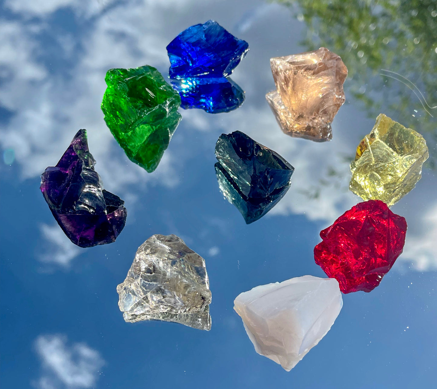 SET ANDARA• 9 Chakras  ~ lot n3 / 120 g | cristaux quantiques 5D