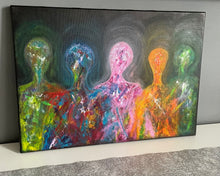 Charger l&#39;image dans la galerie, Etres Stellaires | peinture vibratoire | Art &amp; Andara 12D
