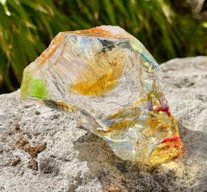 ANDARA Fée dorée de la Terre  128 g ~minéral etherium